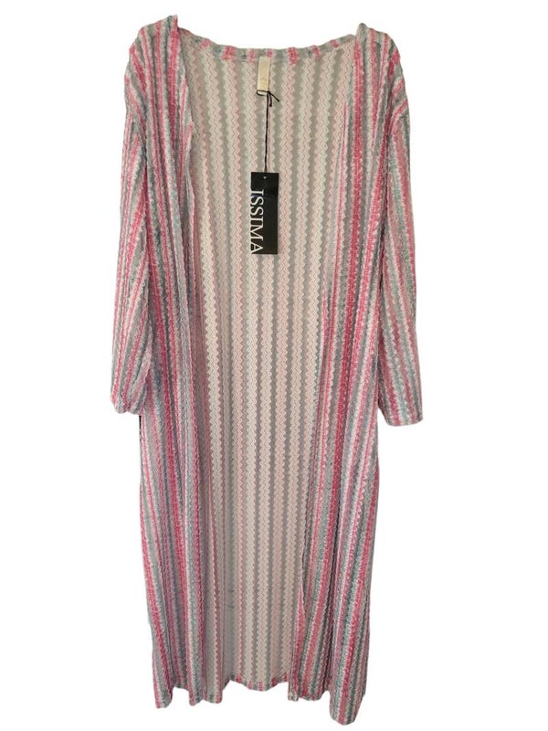 Cardigan multicolor pink, Gr. onesize bis 44 - 1x verfügbar