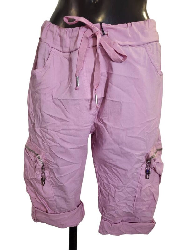 ISSIMA Stretchhose rosa (knielang), Gr. 38 - 42 - 1x verfügbar