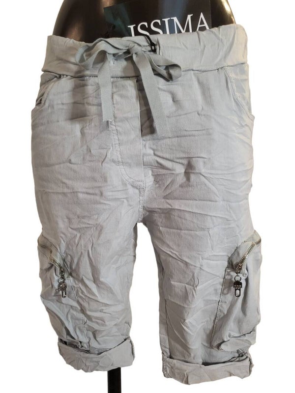 ISSIMA Stretchhose hellgrau (knielang), Gr. 38 - 42 - 1x verfügbar
