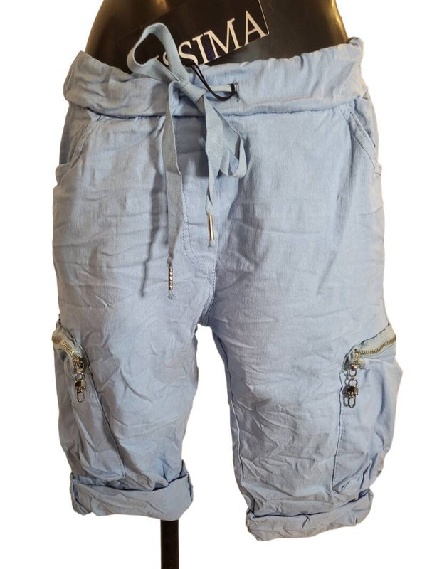 ISSIMA Stretchhose hellblau (knielang), Gr. 38 - 42 - 1x verfügbar