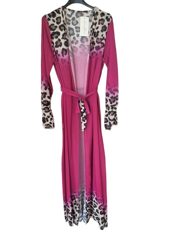 Kimono pink "leo" - Gr. 38 - 42, 1x verfügbar
