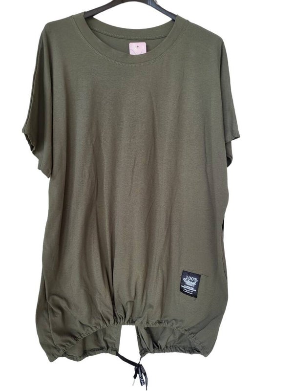 Longshirt uni khaki, Gr. 40 - 44 - 1x verfügbar
