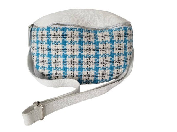 Brusttasche weiss/blau/beige - 1x verfügbar