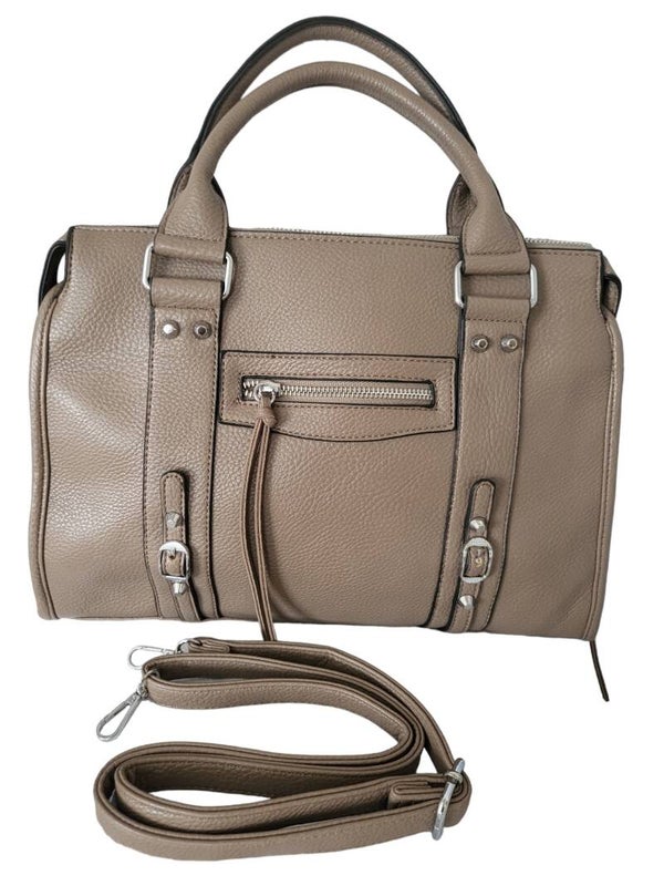 Handtasche schlamm uni (kurze Henkel) - 1x verfügbar