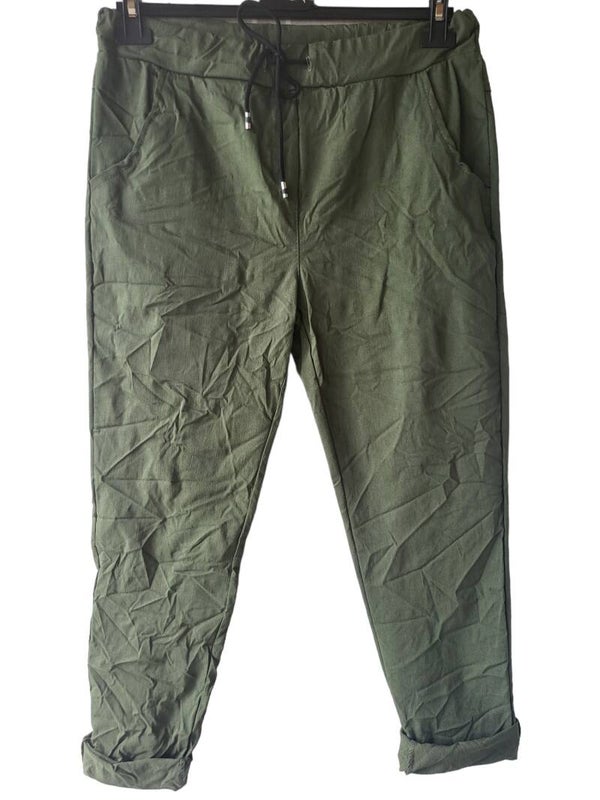 Stretchhose schlammgrün, Gr. 42 - 44/46, 2x verfügbar