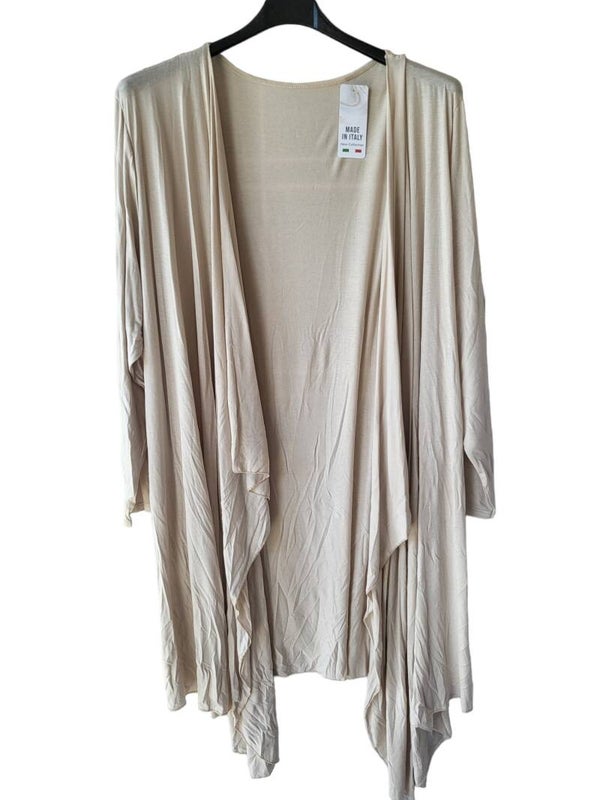 Cardigan beige vokuhila, Gr. 38 - 44, 1x verfügbar