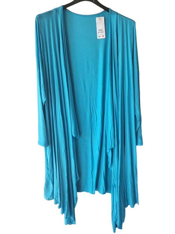 Cardigan türkis vokuhila, Gr. 38 - 44, 1x verfügbar