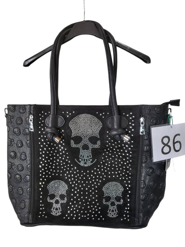Handtasche schwarz "Skull" - 3x verfügbar