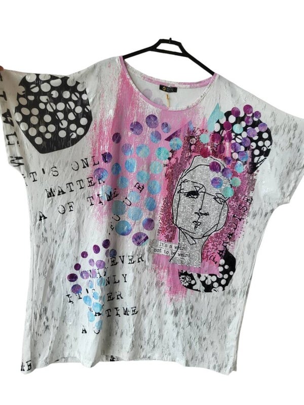 Tshirt "pink Lady", Gr. 46 - 50 , 1x verfügbar