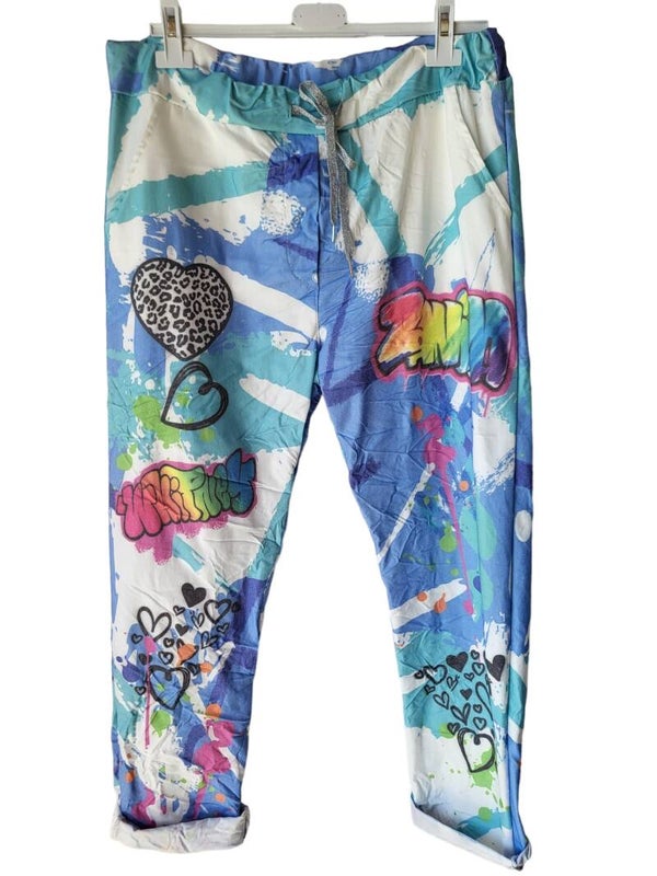 Stretchhose "Grafitti", Gr. 44, 1x verfügbar