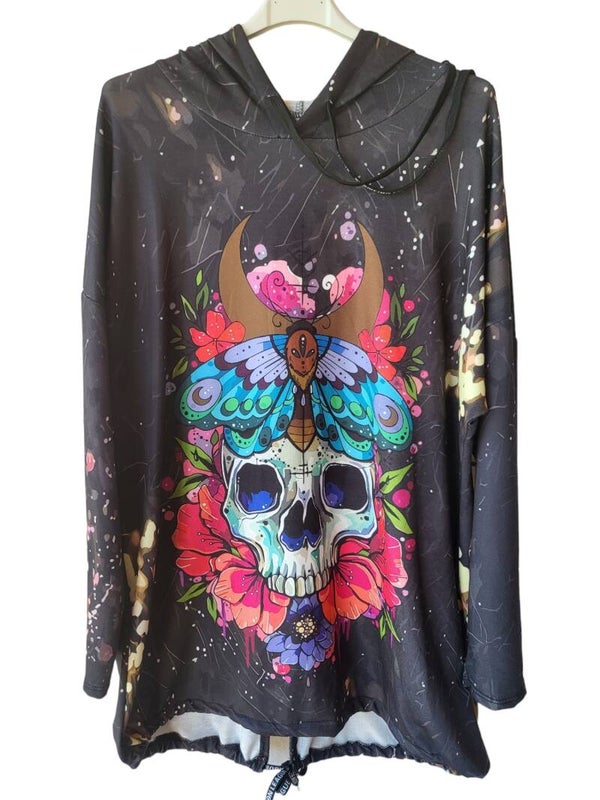 Hoodie "Skull", Gr. 38 - 44/46, 4x verfügbar