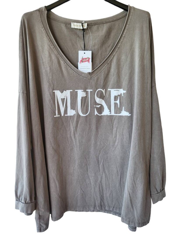 Langarmshirt mud "MUSE", Gr. 38 - 42, 1x verfügbar