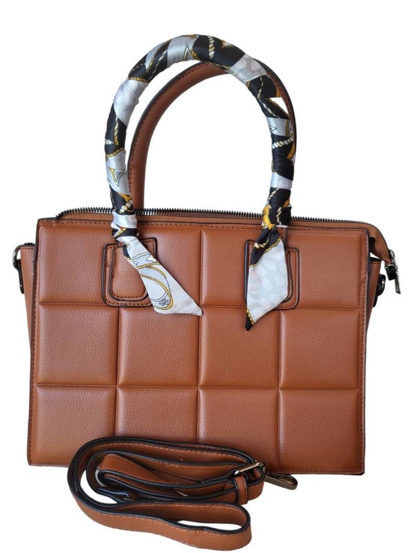 Handtasche cammel "Rechtecke", 1x verfügbar