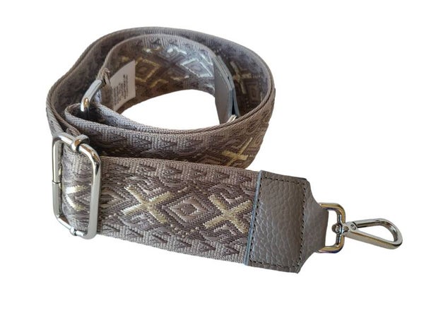 Taschenriemen grau/schwarz - 1x verfügbar