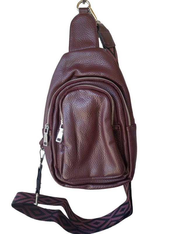 Brustsack aubergine, 1x verfügbar