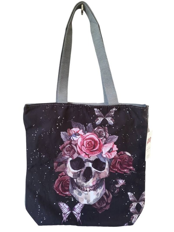 Stofftasche "Skull Schmetterling" - 1x verfügbar
