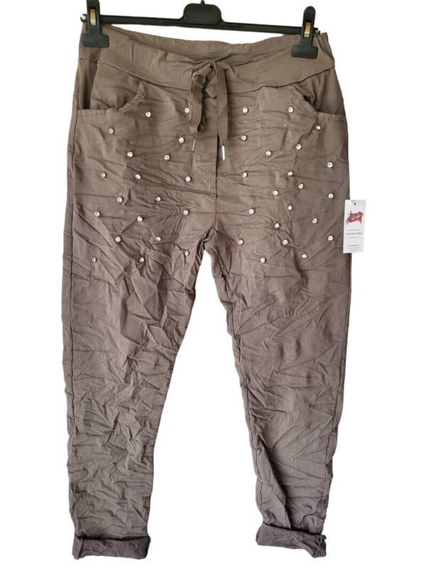 Stretchhose schlamm mit Steinchen, Gr. 38 - 42 - 1x verfügbar