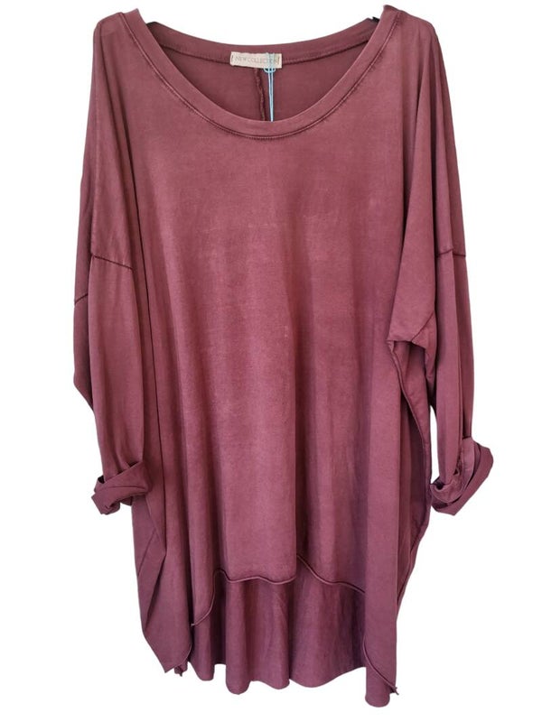 Sweatshirt beere uni, Gr. 42/44 - 1x verfügbar