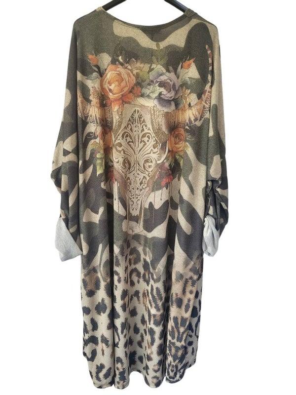 Cardigan langarm "Afrika", Gr. One size (bis 44), 1x verfügbar