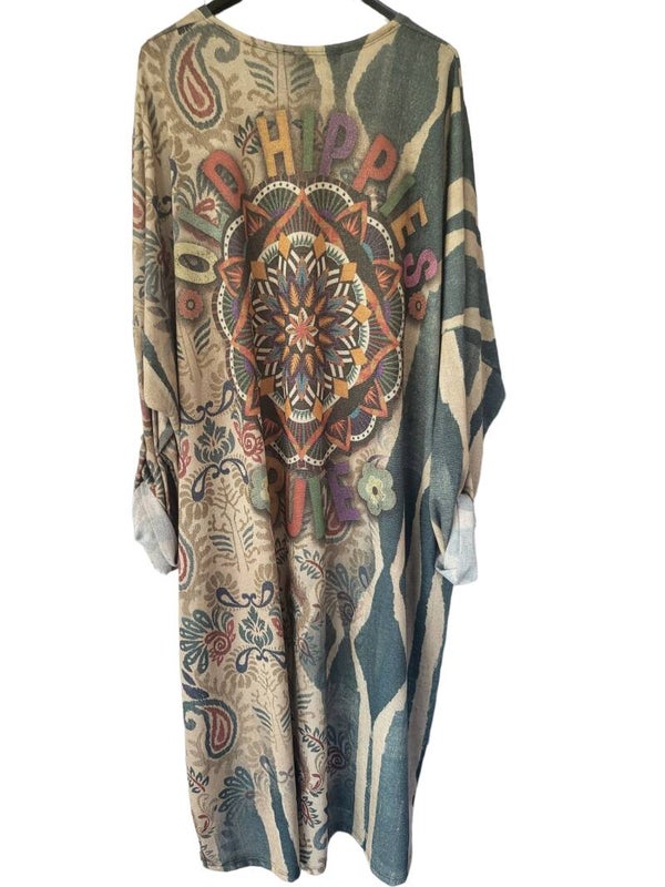 Cardigan langarm "Old Hippies", Gr. One size (bis 44), 1x verfügbar