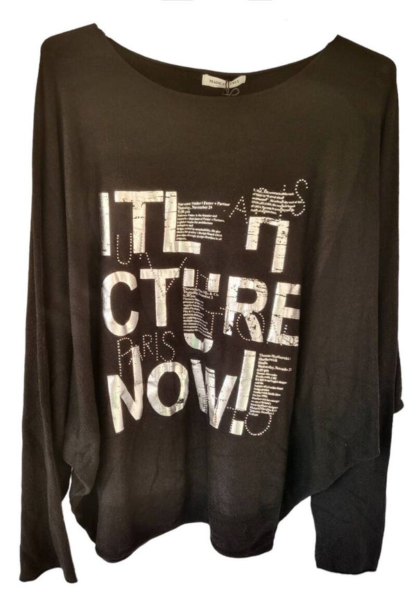 Pullover schwarz "City", Gr. 38 - 44, 1x verfügbar