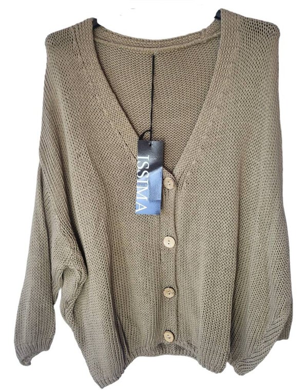 Strickjäggli cammel, Gr. 38 - 42, 1x verfügbar