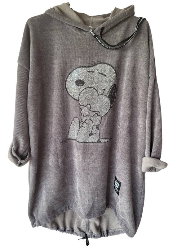 Pullover grau "Snoopy" Gr. 40 - 44, 2x verfügbar
