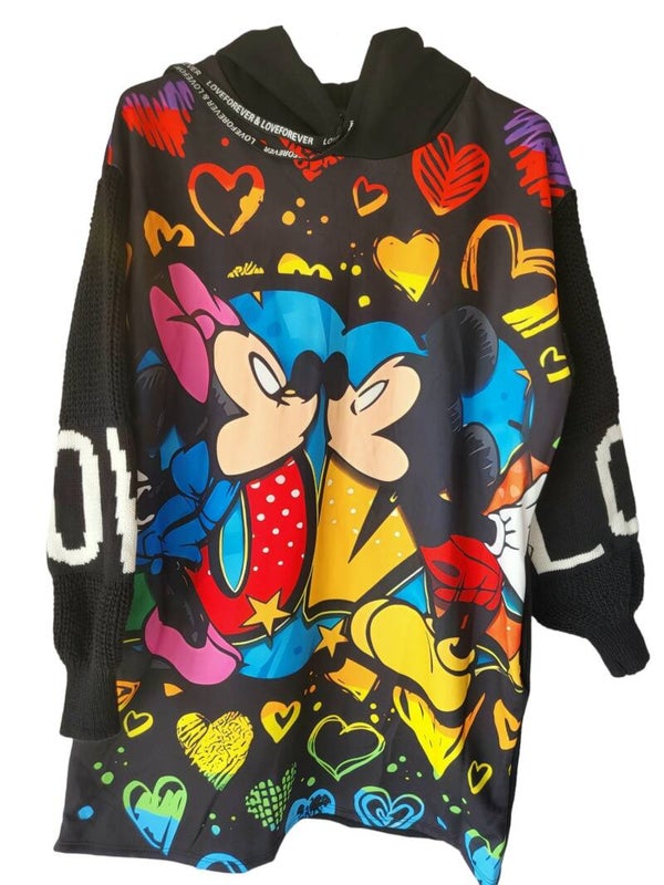 Longpullover "Mickey & Minnie", Gr. 38 - 42/44, 2x verfügbar