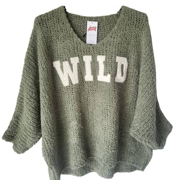 Pullover light military "WILD", GR. 38 - 42/44, 1x verfügbar