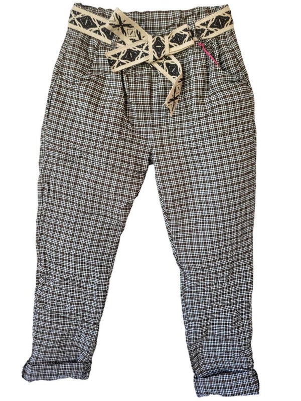 Stretchhose kleinkariert, Gr. 38 - 42/44, 1x verfügbar