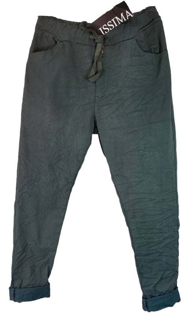 Stretchhose petrol (ISSIMA), Gr. 42/44, 2x verfügbar