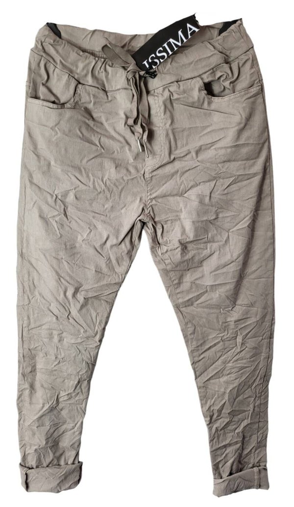 Stretchhose beige (ISSIMA), Gr. 42/44, 2x verfügbar