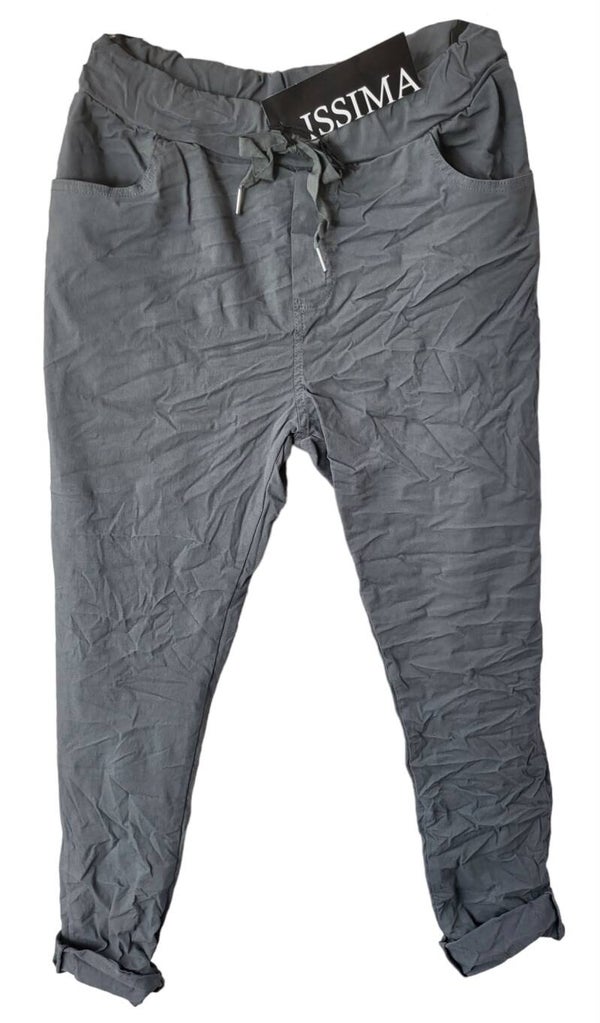 Stretchhose hellgrau (ISSIMA), Gr. 42/44, 2x verfügbar