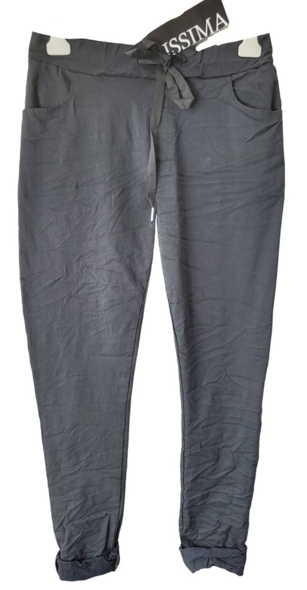 Stretchhose dunkelgrau (ISSIMA), Gr. 42/44, 2x verfügbar