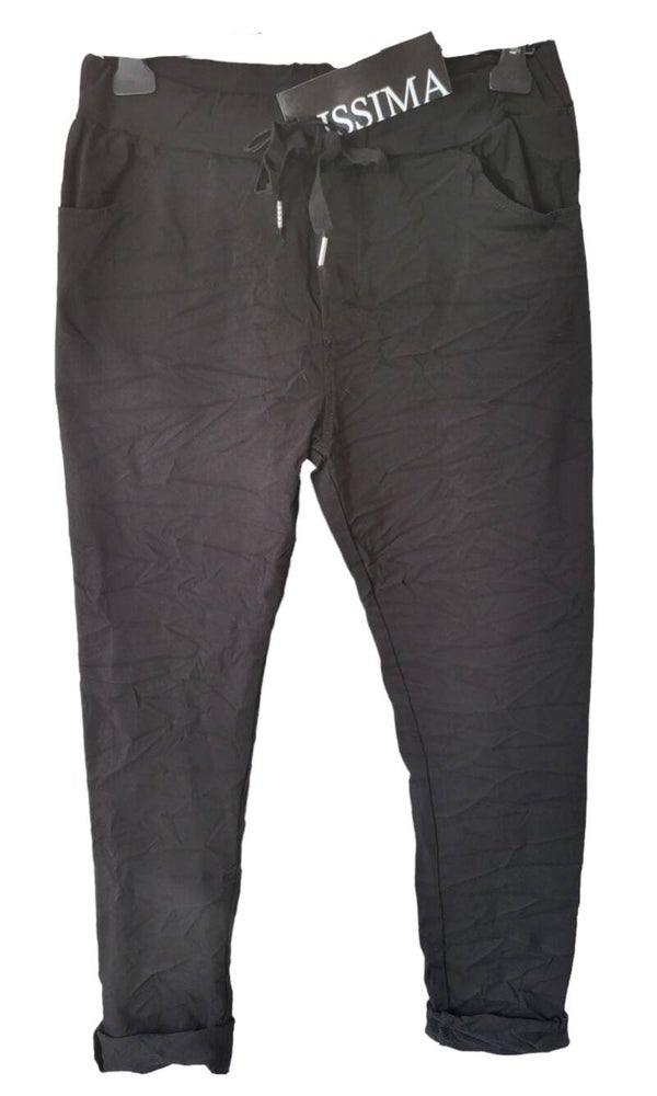 Stretchhose schwarz (ISSIMA), Gr. 42/44, 4x verfügbar