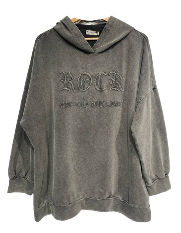 Pullover anthrazyt "ROCK", Gr. 40 - 42/44, 1x verfügbar