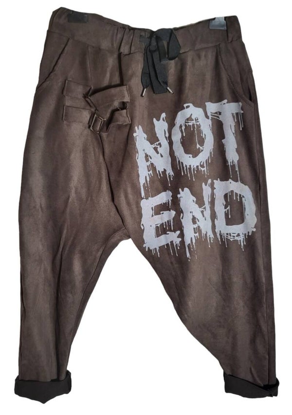 Baggypants schokolade "Not end", Gr. 38 - 42/44, 1x verfügbar
