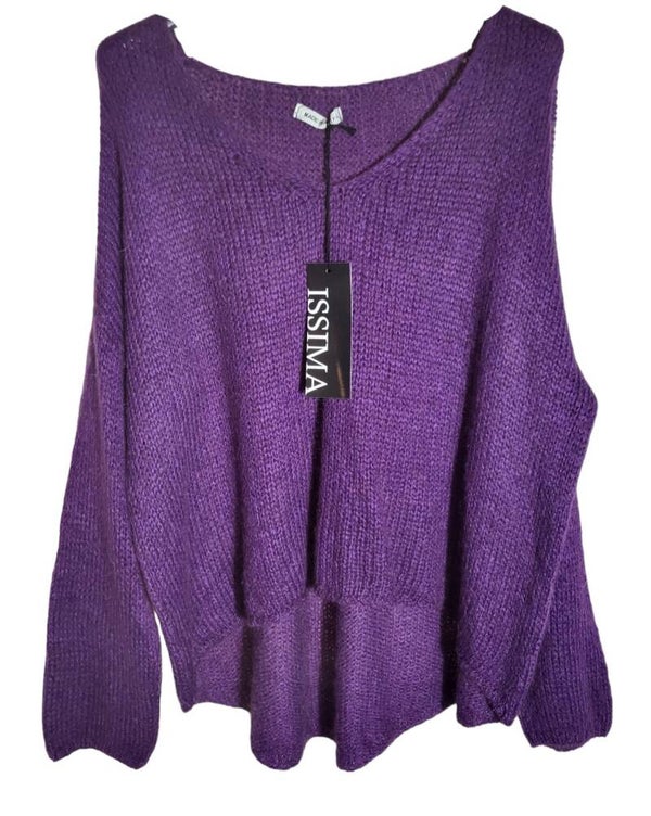 Strickpullover violett, Gr. 38 - 42/44, 1x verfügbar