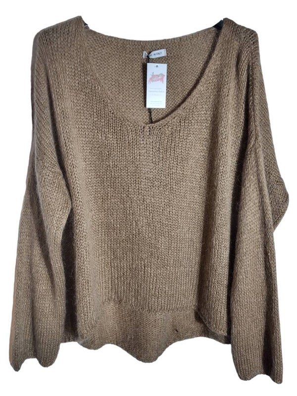 Strickpullover cammel, Gr. 38 - 42/44, 1x verfügbar