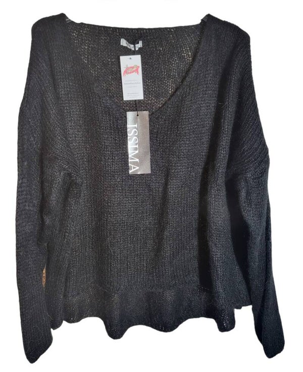 Strickpullover schwarz, Gr. 38 - 42/44, 2x verfügbar