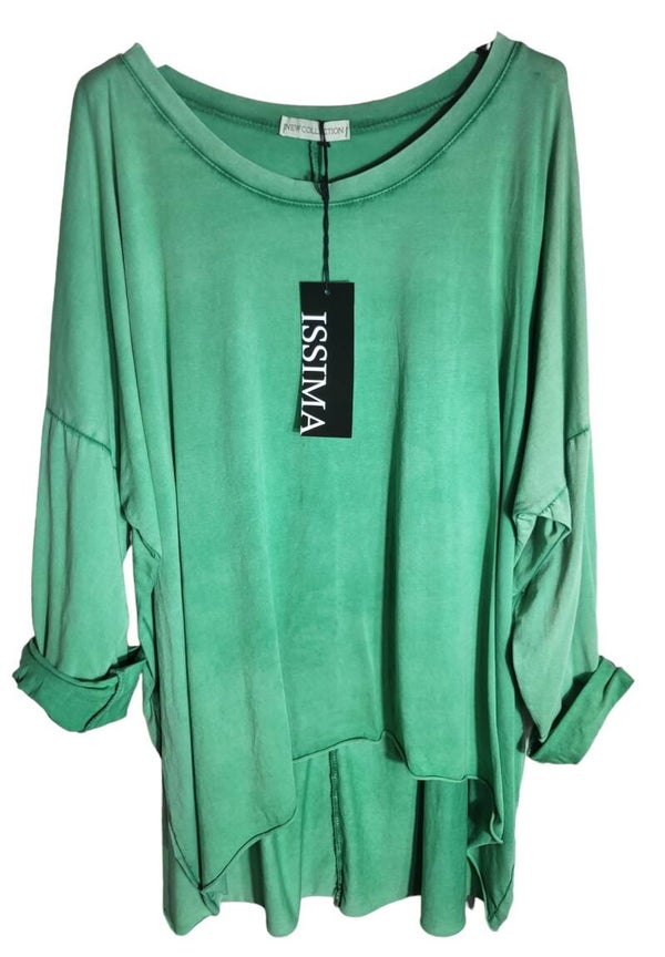 Sweatshirt hellgrün uni, Gr. 42/44 - 1x verfügbar