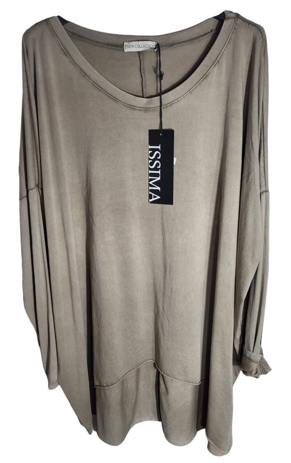 Sweatshirt hellbraun uni, Gr. 42/44 - 1x verfügbar