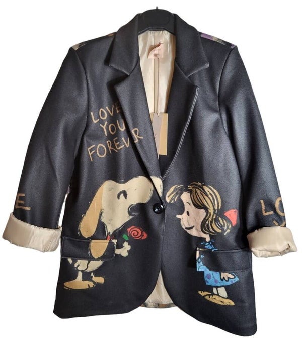 Blazer schwarz "Snoopy", Gr. 42/44, 2x verfügbar