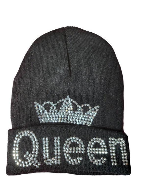 Mütze schwarz "QUEEN", Gr. onesize, 1x verfügbar