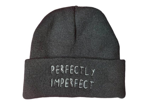 Mütze schwarz "Perfectly imperfect", Gr. onesize, 1x verfügbar