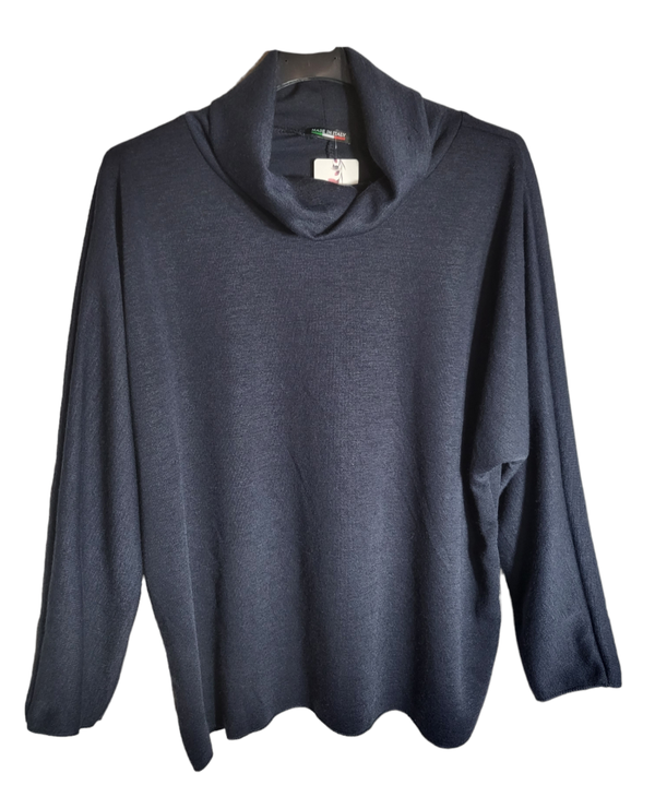 Rollkragenpullover navyblau (nicht dick), Gr. 40 - 42/44, 1x verfügbar