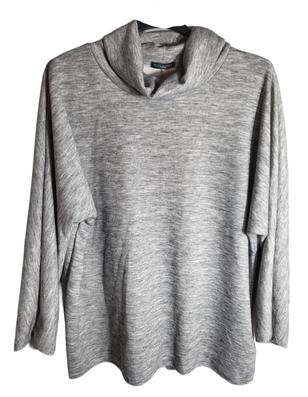 Rollkragenpullover grau (nicht dick), Gr. 40 - 42/44, 1x verfügbar