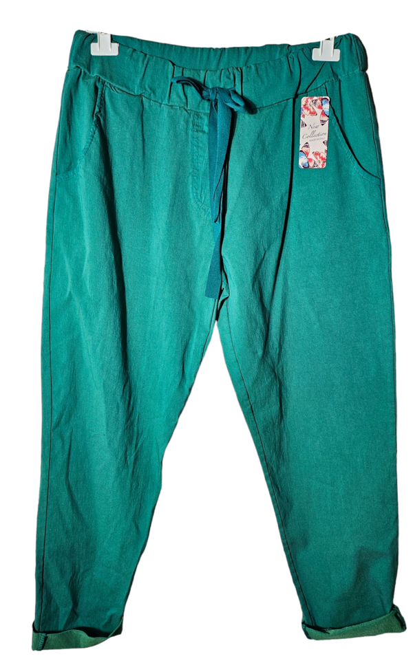 Stretchhose aquamarin, Gr. 46 - 50, 1x verfügbar