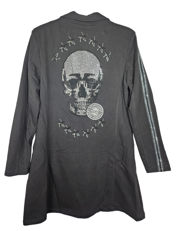 Longblazer schwarz "ROCK & STARS", Gr. S (36/38), 1x verfügbar