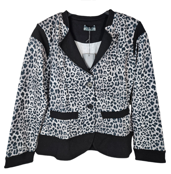 Blazer grau/schwarz "Leo", Gr. L (40/42)